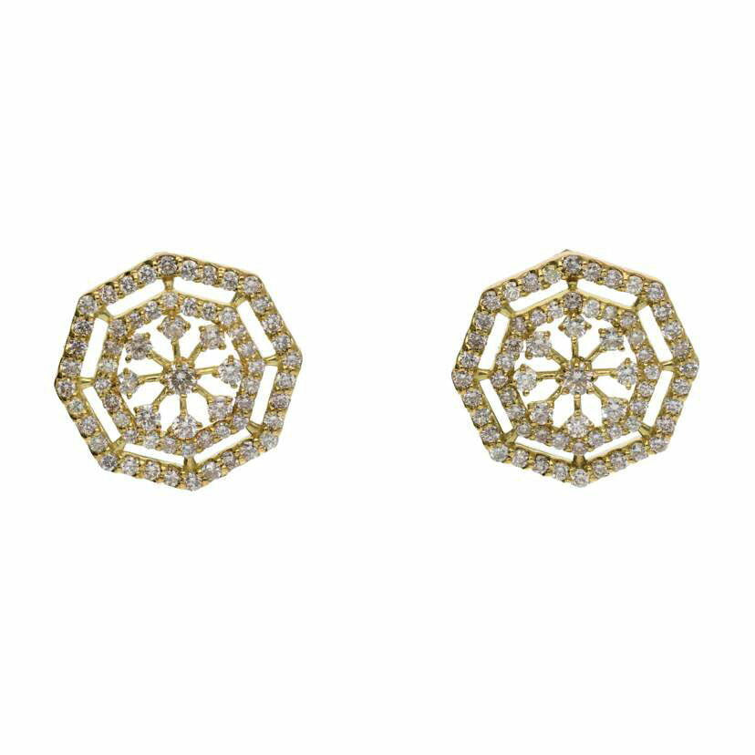/ K18ダイヤピアス1.46ct//Aランク/75