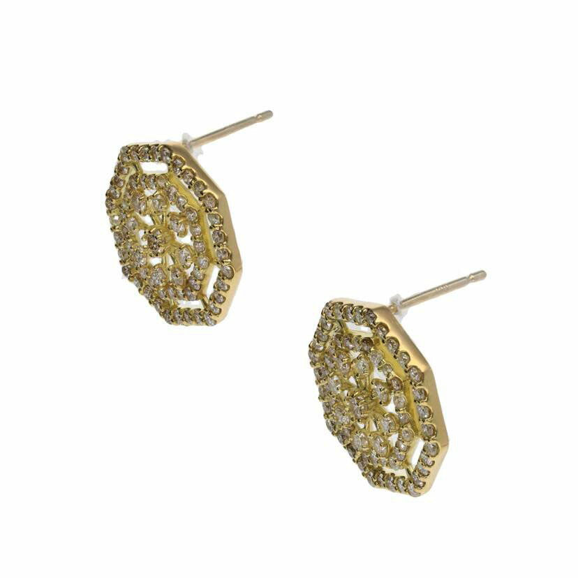 / K18ダイヤピアス1.46ct//Aランク/75