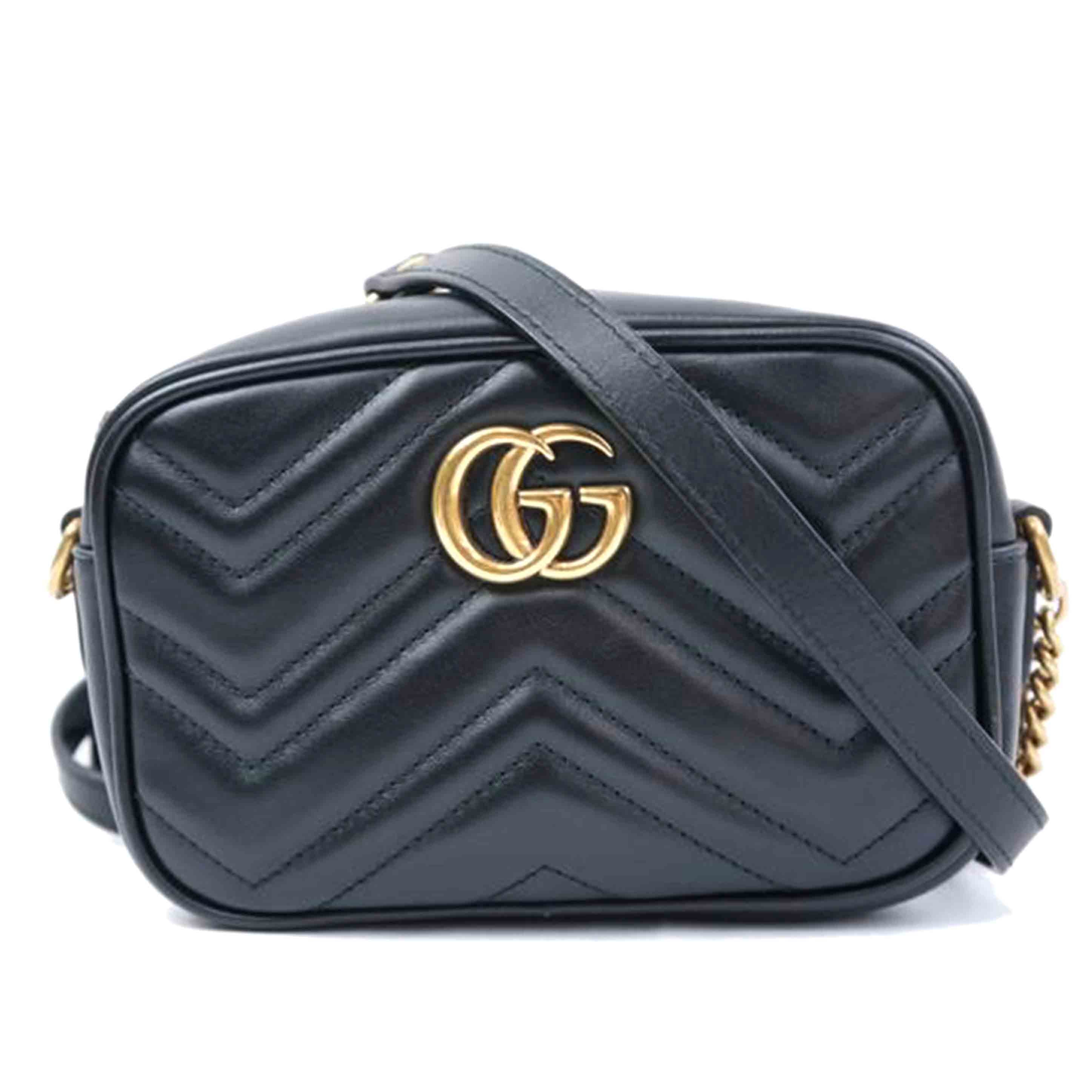 GUCCI グッチ/GGマーモントミニショルダー/448065//493***/Aランク/67