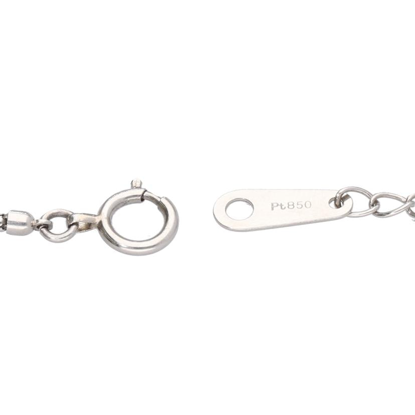 / PT850/900翡翠ダイヤネックレス5.40/D0.22ct//Aランク/75