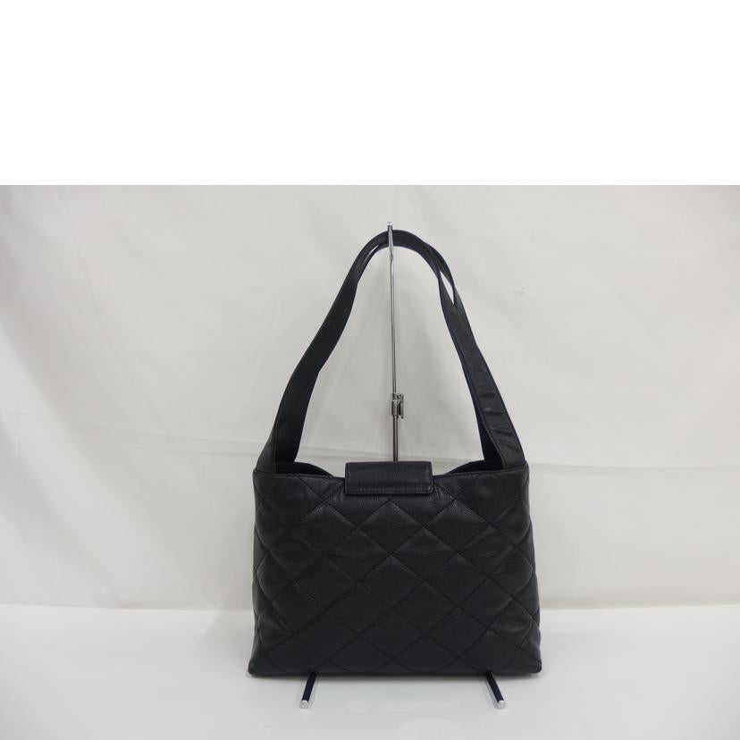 CHANEL シャネル/キャビアスキンココマークターンロックハンド//645****/Bランク/82