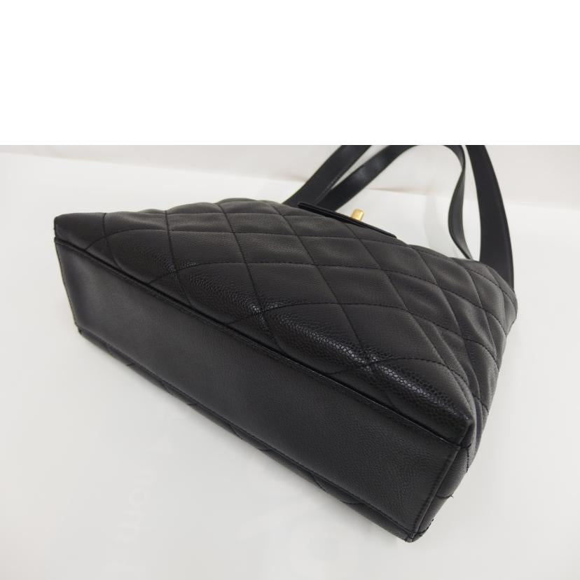 CHANEL シャネル/キャビアスキンココマークターンロックハンド//645****/Bランク/82