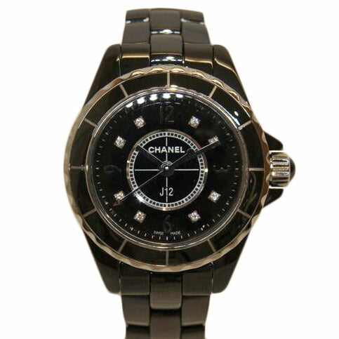 CHANEL シャネル/J12/8Pダイヤ/セラミック/QZ/H2569//O.H.70577/ABランク/92