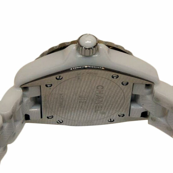 CHANEL シャネル/J12/8Pダイヤホワイトシェル文字盤/セラミック/QZ/H2422//X.C.F.08625/ABランク/92