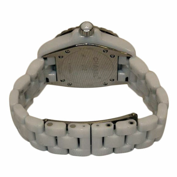 CHANEL シャネル/J12/8Pダイヤホワイトシェル文字盤/セラミック/QZ/H2422//X.C.F.08625/ABランク/92