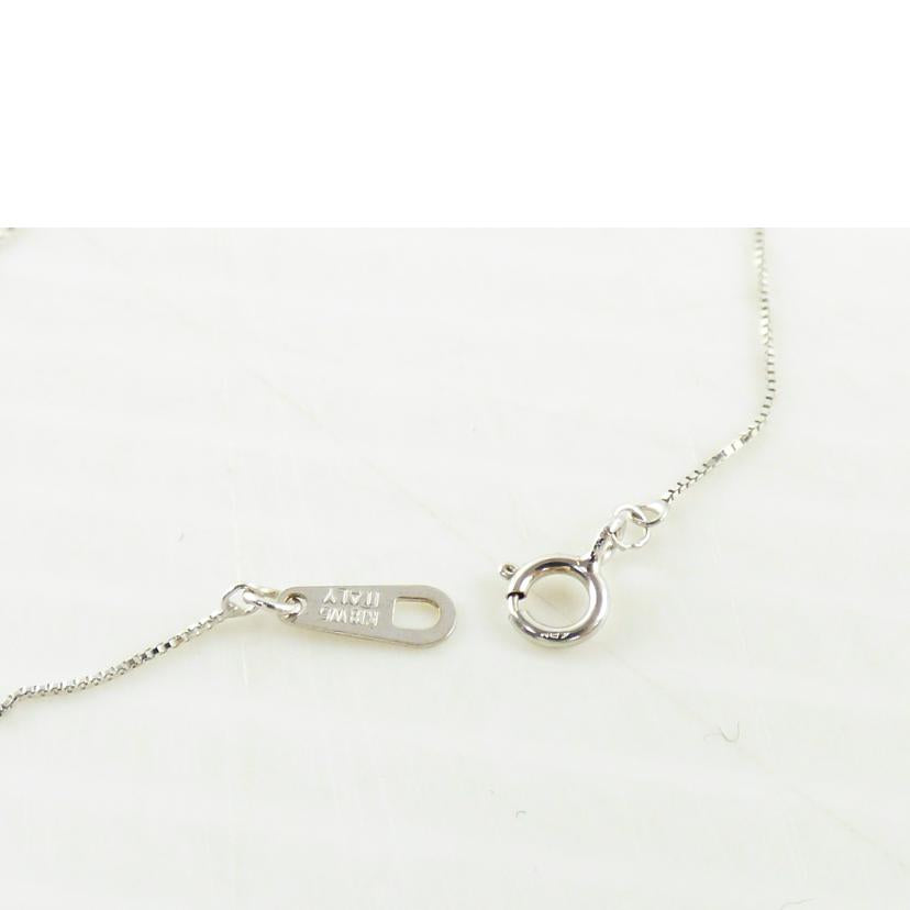 /K18WGダイヤネックレス0.11//ABランク/64