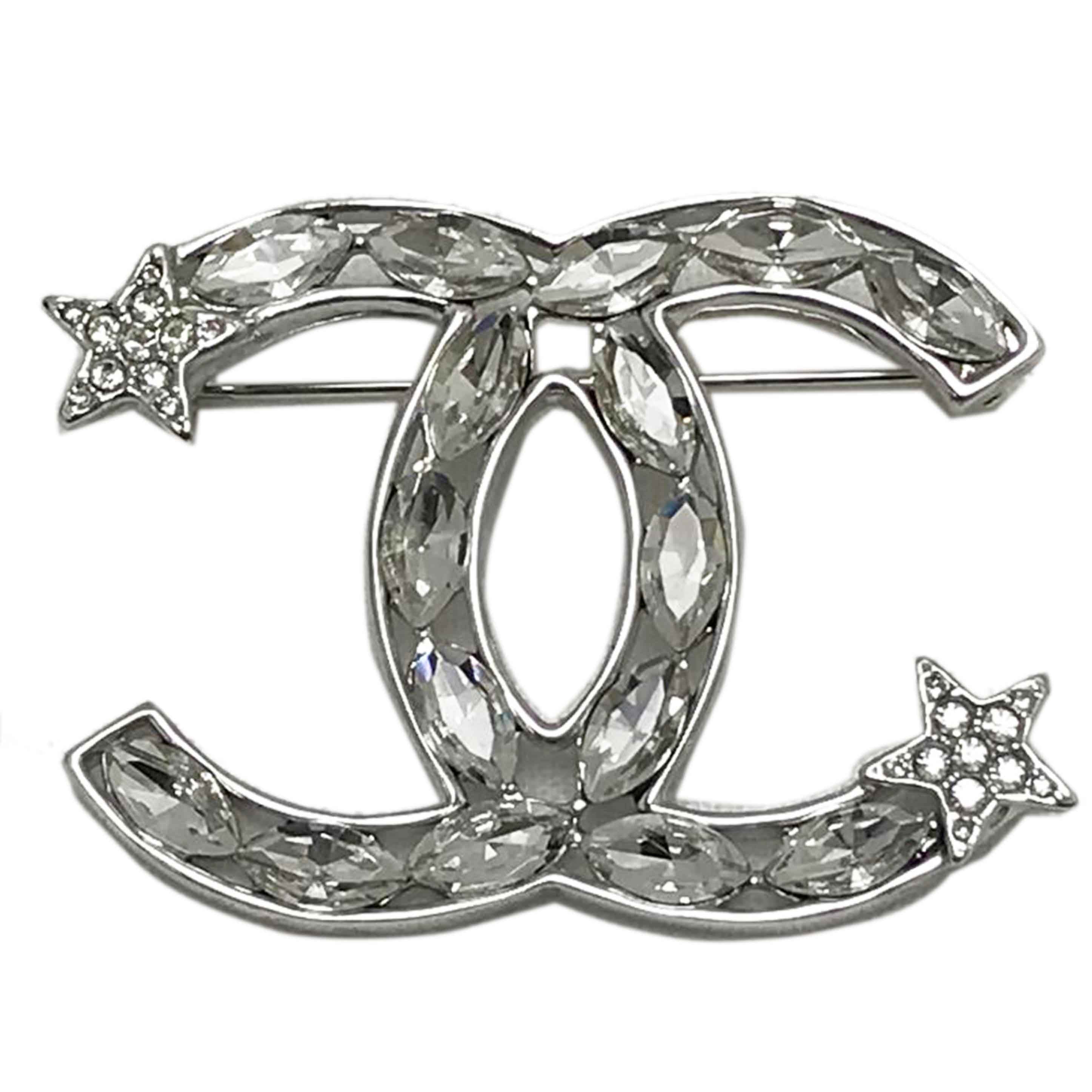 CHANEL シャネル/ラインストーンCCバレッタ/AB3611//ABランク/51