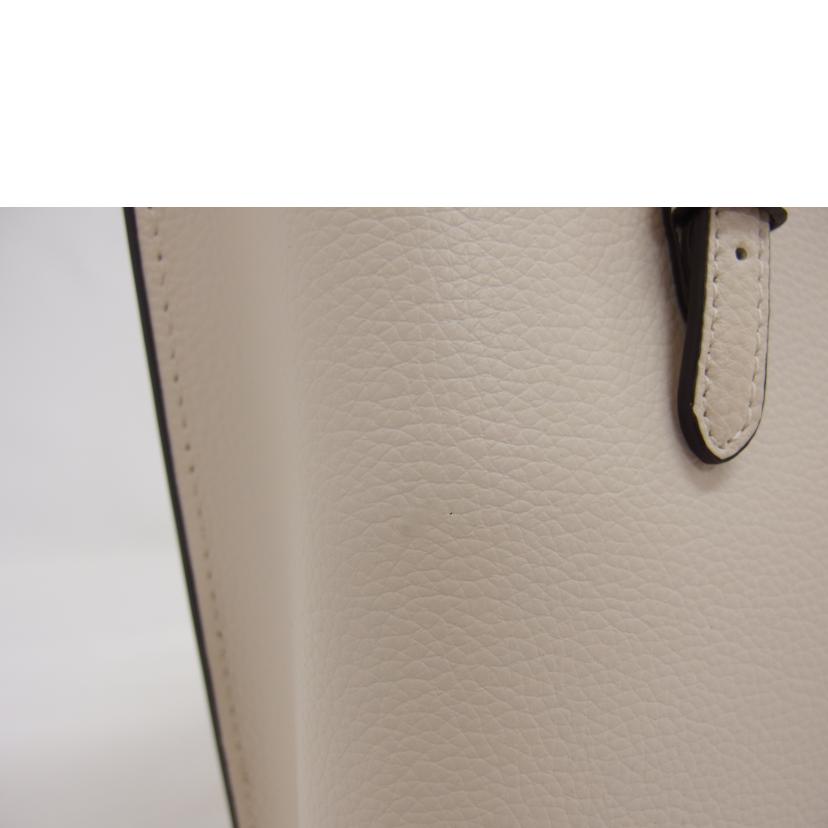 COACH コーチ/モリートート25/2WAYショルダーバッグ/チョークライトサドル/C4084//E22**/Aランク/04