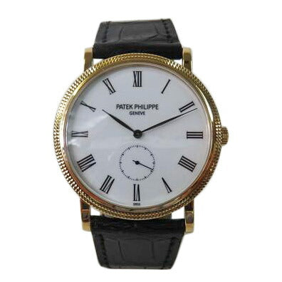 PATEK PHILIPPE パティック フィリップ カラトラバ ホワイトダイヤル イエローゴールド/カラトラバ/ホワイトダイヤル/ローマンインデックス/イエローゴールド/5119J-001//595************/ABランク/84
