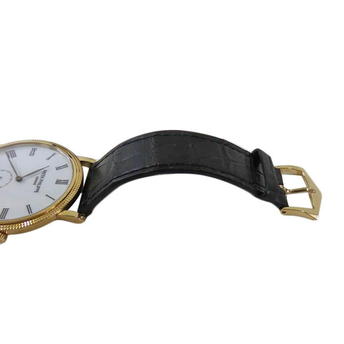 PATEK PHILIPPE パティック フィリップ カラトラバ ホワイトダイヤル イエローゴールド/カラトラバ/ホワイトダイヤル/ローマンインデックス/イエローゴールド/5119J-001//595************/ABランク/84