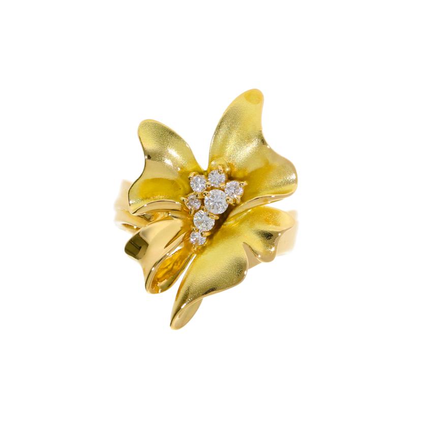 / K18ダイヤリング0.23ct//ABランク/75