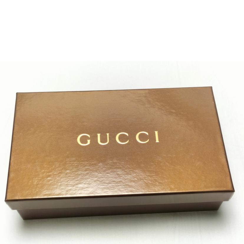 GUCCI グッチ/シマ レザー ラウンドファスナー/307987//095*/Bランク/52