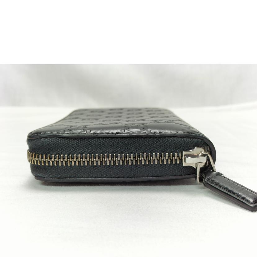 GUCCI グッチ/シマ レザー ラウンドファスナー/307987//095*/Bランク/52