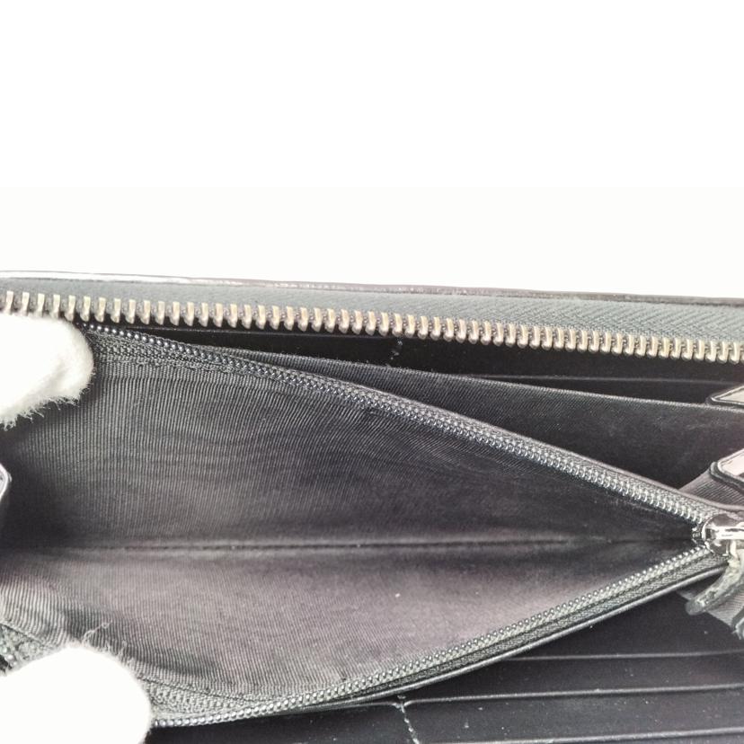 GUCCI グッチ/シマ レザー ラウンドファスナー/307987//095*/Bランク/52