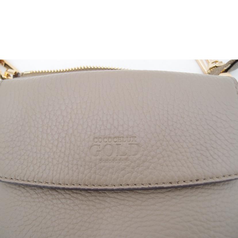 COCOCELUX GOLD ココセリュックスゴールド/COCOCELUX GOLD レザーショルダーバッグ//SAランク/69