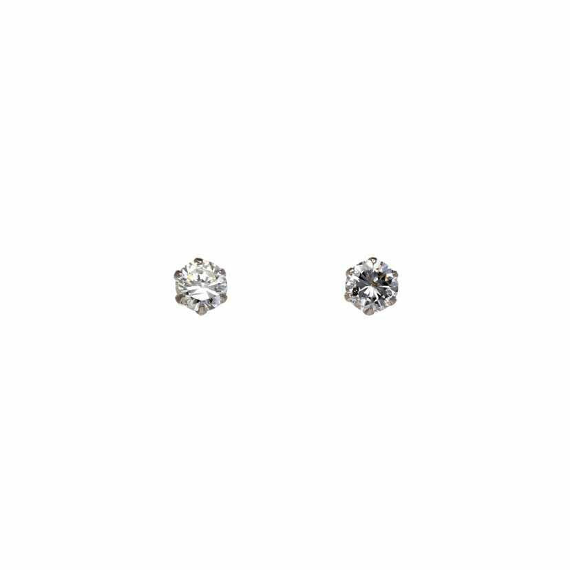 / PT900ダイヤピアス0.207/0.206ct ソ//Aランク/75