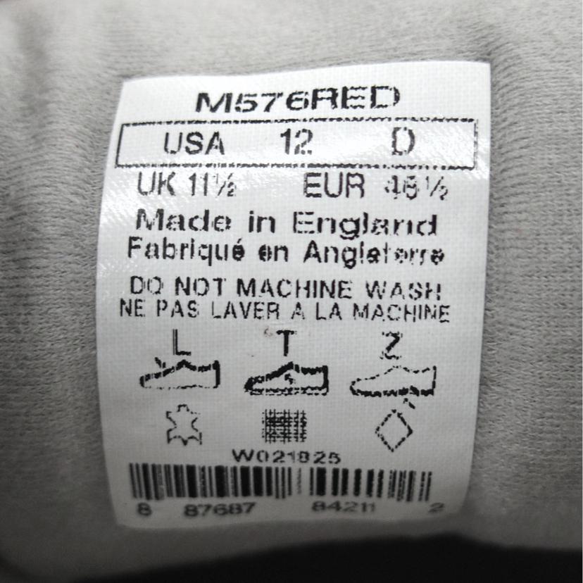 new balance ニユーバランス/M576RED/ローカットスニーカー/M576RED//Sランク/75