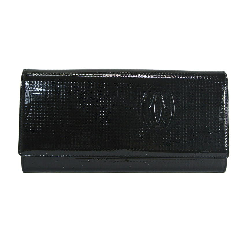 Cartier  カルティエ /ハッピーバースディ 2つ折長財布 / 31284BK  /ブラック/黒 /ABランク/51