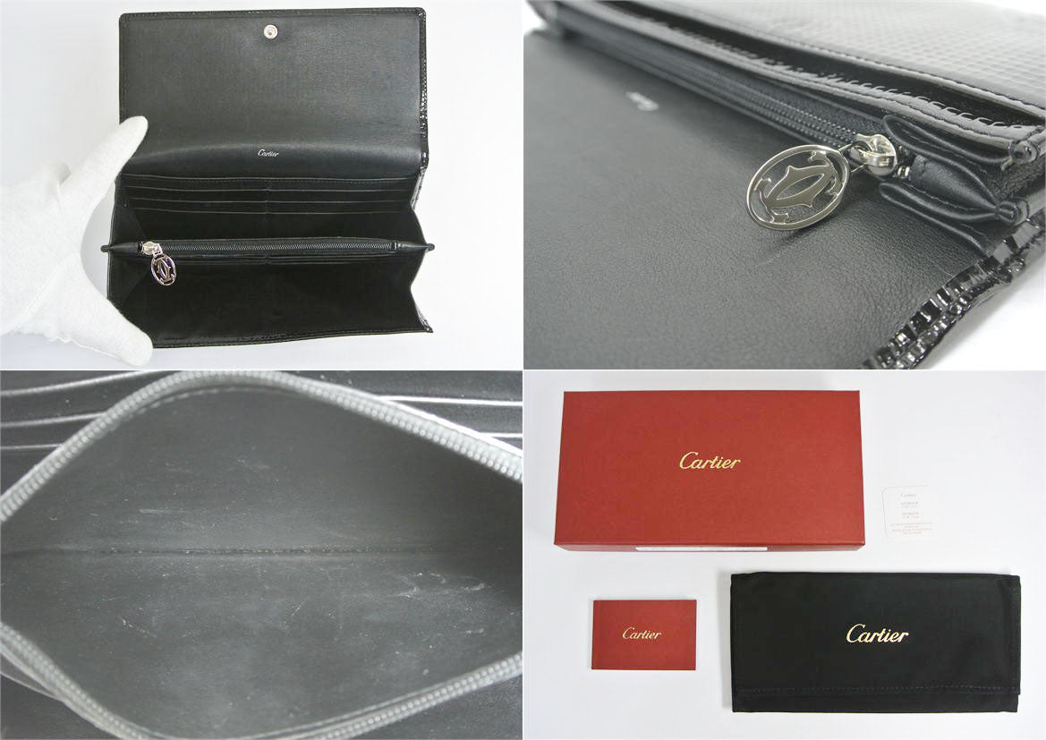 Cartier  カルティエ /ハッピーバースディ 2つ折長財布 / 31284BK  /ブラック/黒 /ABランク/51