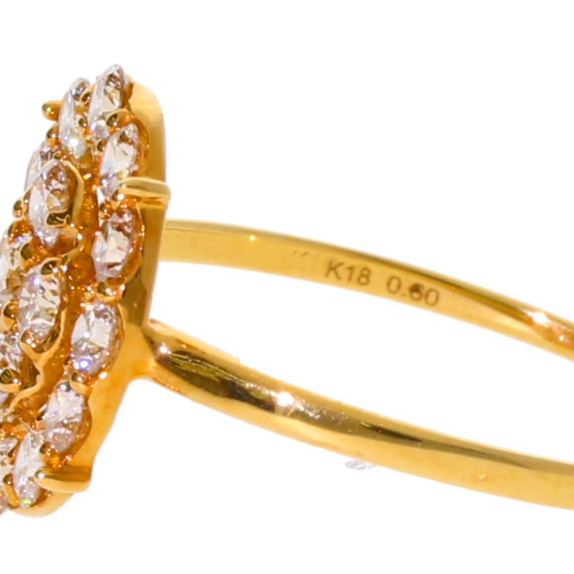 K18/K18ダイヤリング 0.60/#12/1.1//0.60/Aランク/75
