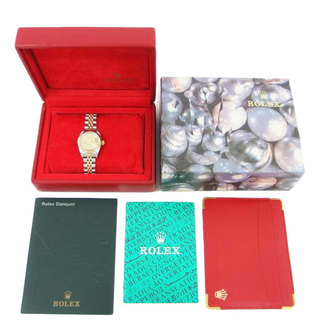 ROLEX ロレックス/デイトジャスト/10Pダイヤ/シャンパン文字盤/自動巻き/69173G//X175336/Aランク/04