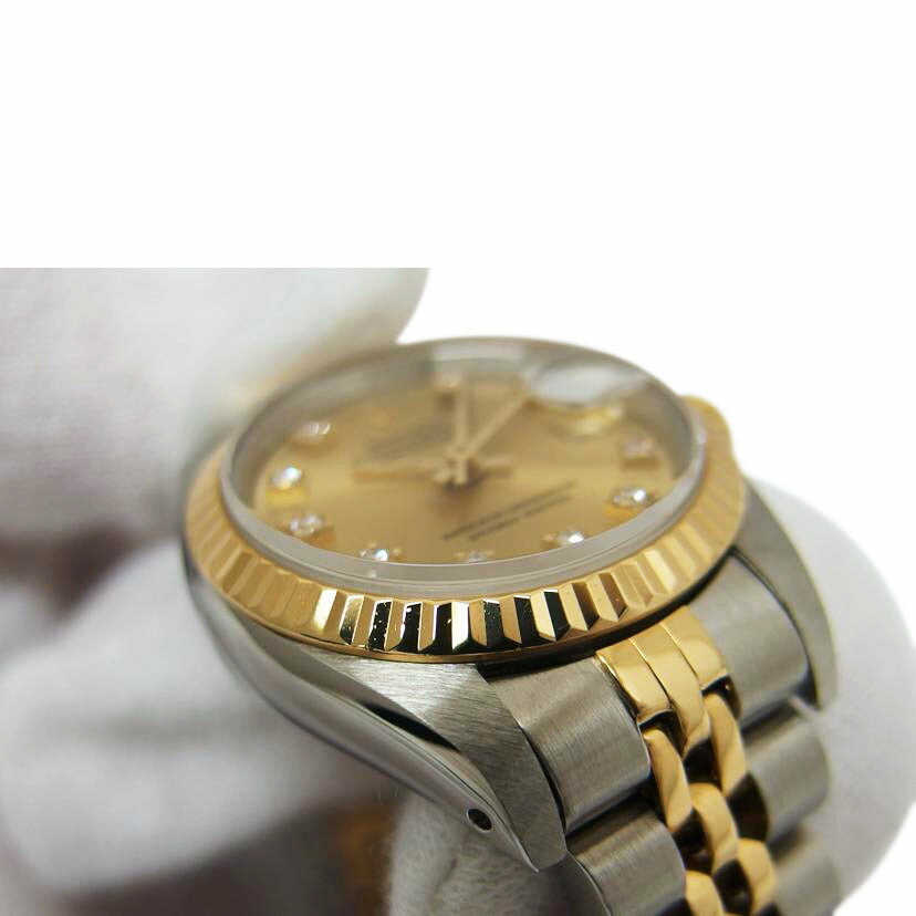 ROLEX ロレックス/デイトジャスト/10Pダイヤ/シャンパン文字盤/自動巻き/69173G//X175336/Aランク/04