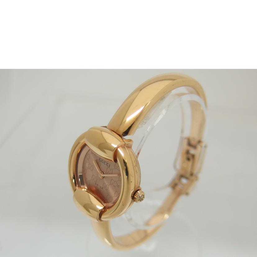GUCCI グッチ/ゴールド文字盤/バングルウォッチ/クォーツ/1400L//13492521/ABランク/04