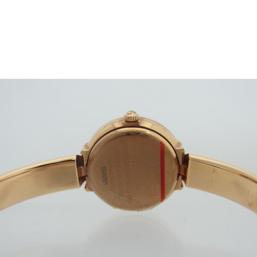 GUCCI グッチ/ゴールド文字盤/バングルウォッチ/クォーツ/1400L//13492521/ABランク/04