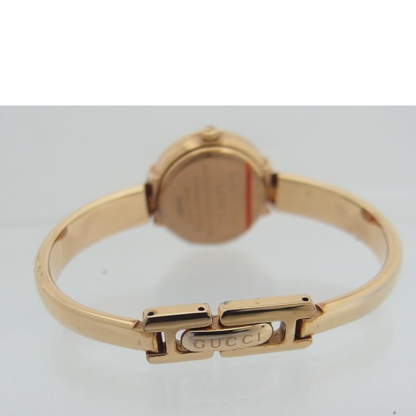 GUCCI グッチ/ゴールド文字盤/バングルウォッチ/クォーツ/1400L//13492521/ABランク/04