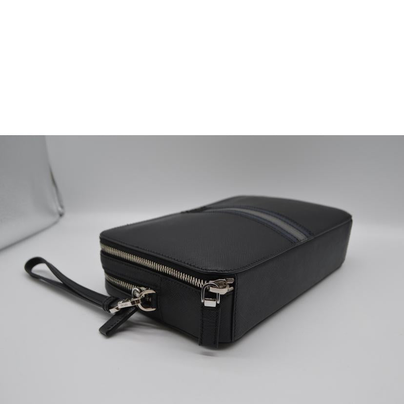 PRADA プラダ/サフィアーノトラベルレザーセカンド/ネロ/2VF052//56/Aランク/89