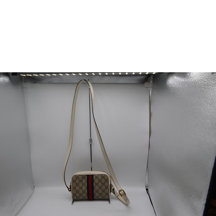 GUCCI グッチ/オフディアGGスプリームシェリーラインレザーショルダー/517350//0416/Sランク/89