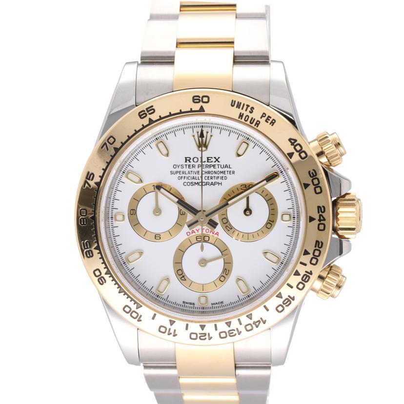 ROLEX ロレックス/コスモグラフデイトナ/ホワイト文字盤/116503//8K8*****/Aランク/75