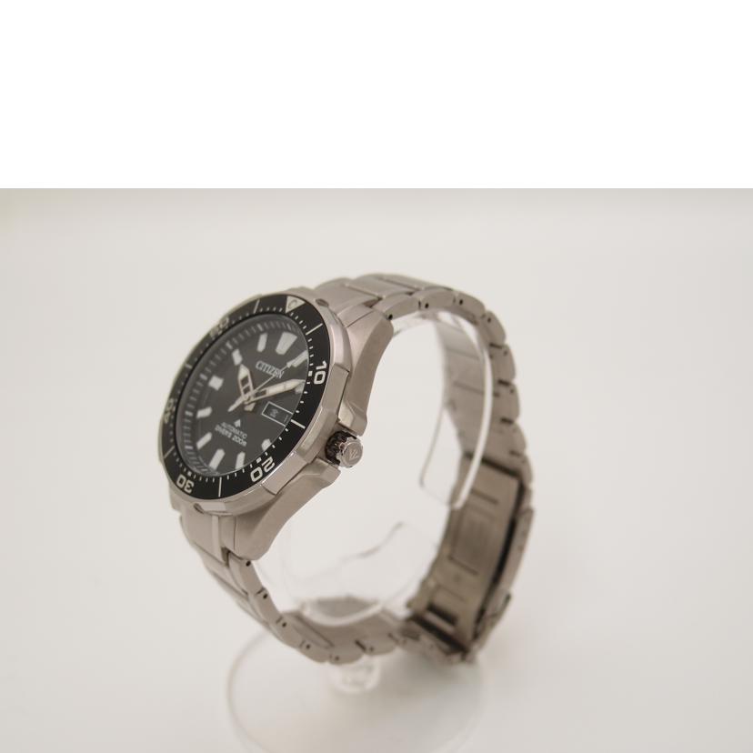 CITIZEN シチズン 腕時計 ダイバーズ チタン 黒文字盤 メンズ/プロマスターマリン・メカニカル・チタニウム/自動巻き/NY0070-83E//7D1030567/SAランク/69