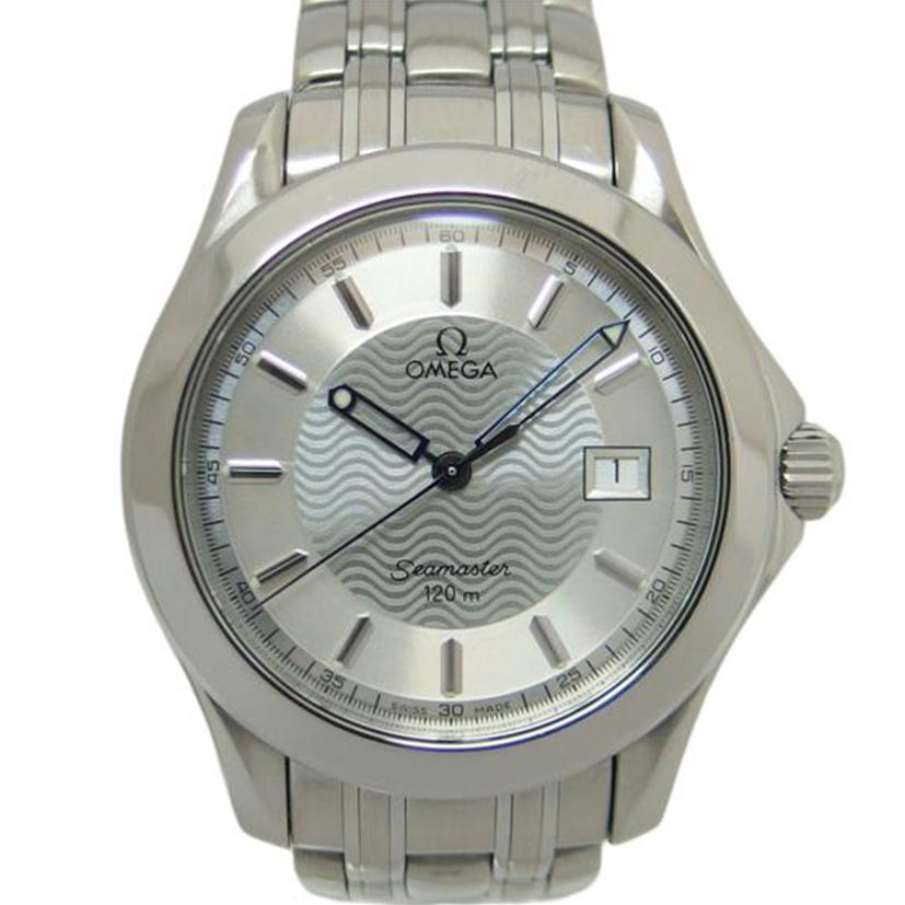OMEGA オメガ/シーマスター120/シルバー文字盤デイトウォッチ/クォーツ/2511.31//56264346/ABランク/04