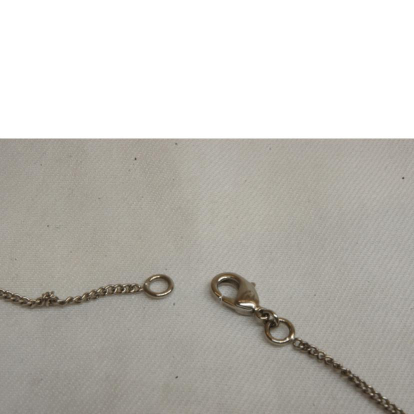 CHANEL シャネル/シルバーフェイクパールココマークネックレス//B14V/ABランク/92