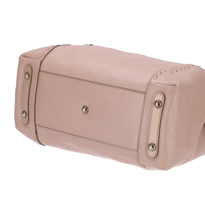 S.Ferragamo S.Ferragamo/ガンチーニ/レザーハンドバッグ/ピンク//EZ-21 C089/ABランク/75