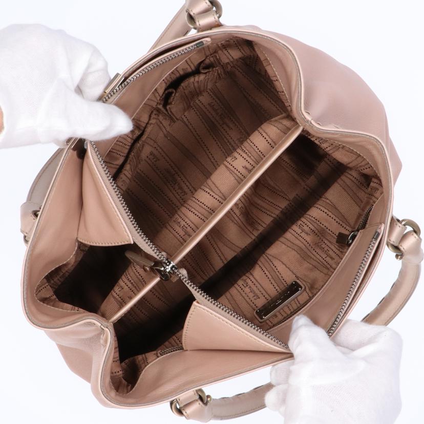 S.Ferragamo S.Ferragamo/ガンチーニ/レザーハンドバッグ/ピンク//EZ-21 C089/ABランク/75