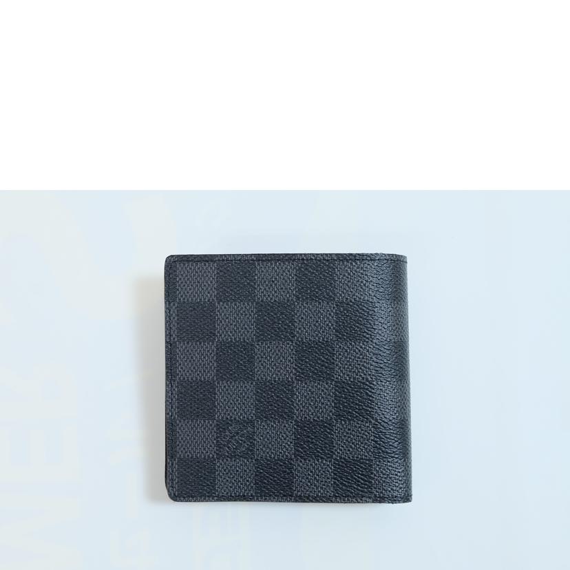 LV ルイヴィトン/ポルトフォイユ・マルコ/ダミエ/グラフィット/N62664//CA0029/SAランク/71