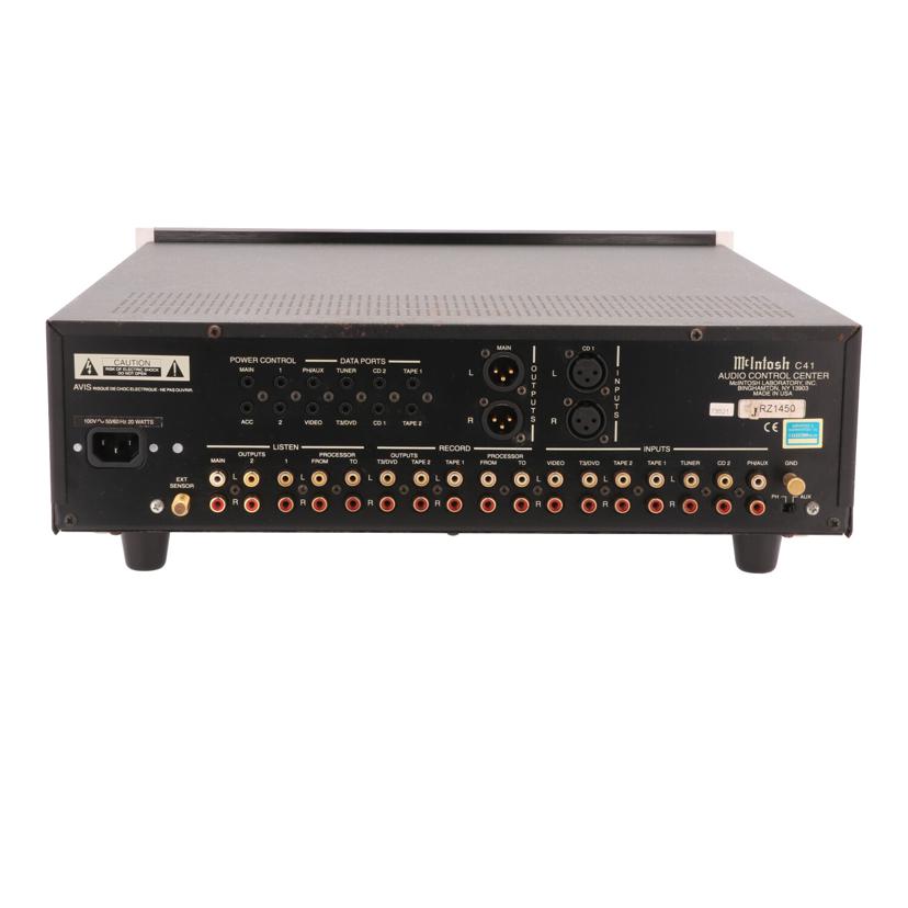 McIntosh マッキントッシュ/コントロールアンプ+パワーアンプ/C41/MC202//RZ1450/RY1504/Cランク/77