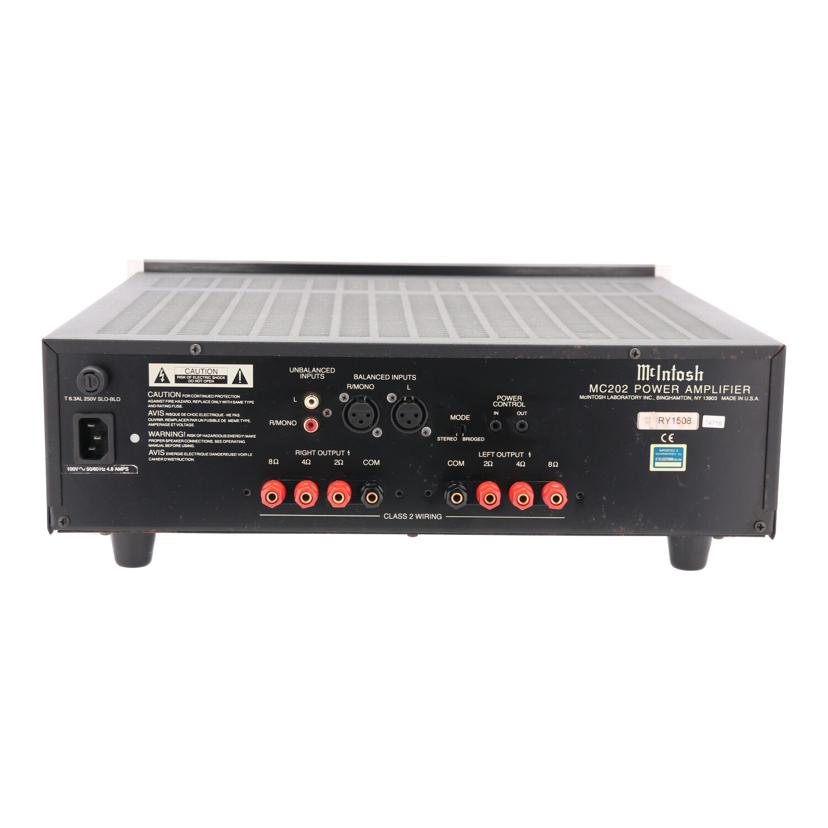 McIntosh マッキントッシュ/コントロールアンプ+パワーアンプ/C41/MC202//RZ1450/RY1504/Cランク/77