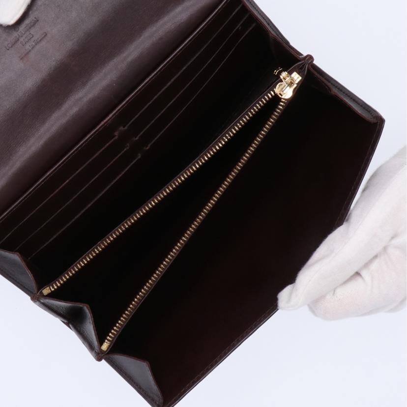 LV ルイヴィトン/ポルトフォイユ・サラ/ヴェルニ/アマラント/M93524//TH2***/Bランク/75