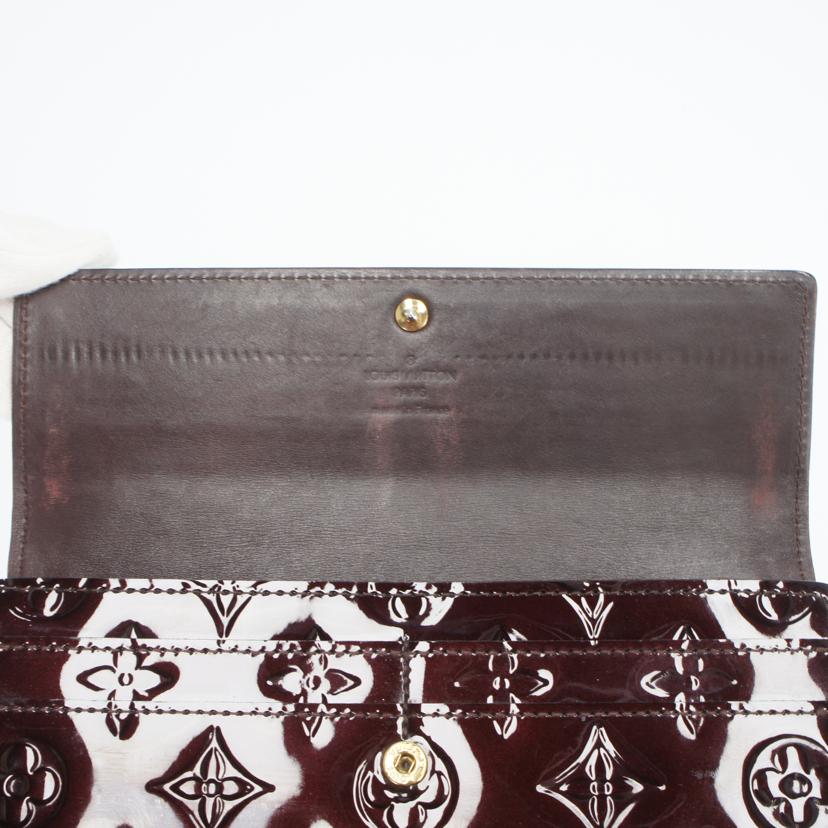 LV ルイヴィトン/ポルトフォイユ・サラ/ヴェルニ/アマラント/M93524//TH2***/Bランク/75