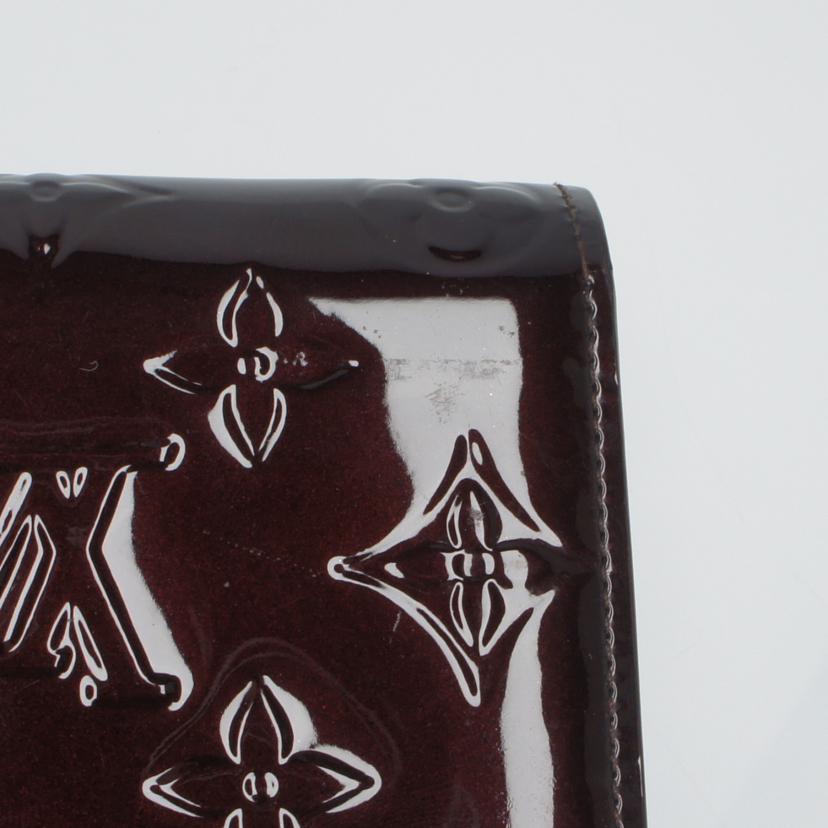 LV ルイヴィトン/ポルトフォイユ・サラ/ヴェルニ/アマラント/M93524//TH2***/Bランク/75