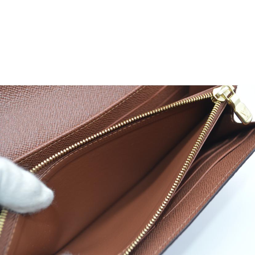 LV ルイヴィトン/ポルトフォイユ・サラ新型/モノグラム/ブラウン/M60531//RFI****/Sランク/89