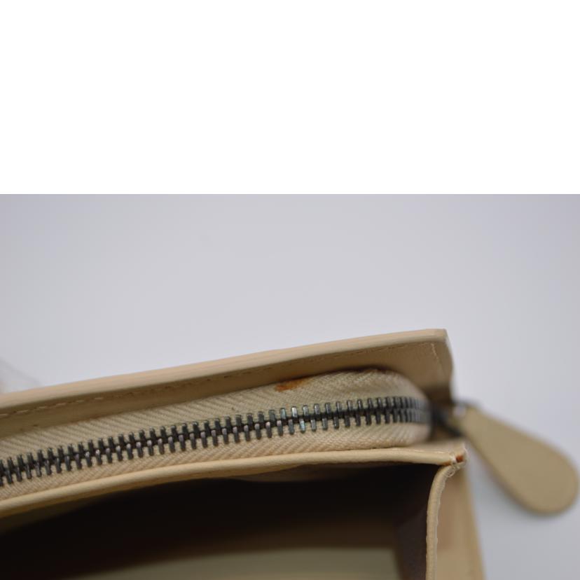 BOTTEGA VENETA ボッテガヴェネタ/イントレチェートコンチネンタルレザー長財布/ベージュ/15059//B01*******/Aランク/89
