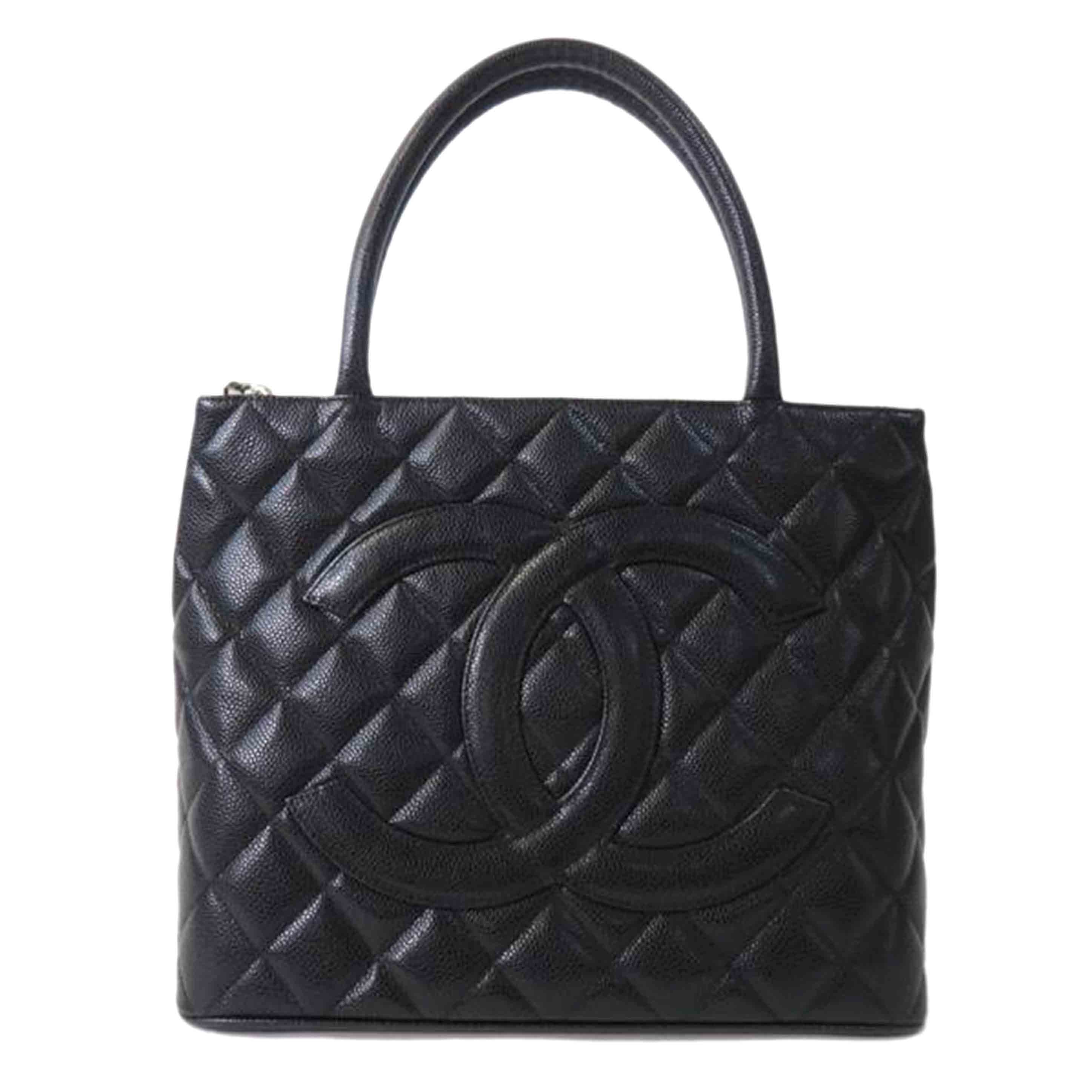CHANEL シャネル ハンドバッグ トートバッグ/キャビアスキン復刻トート/シルバー金具/A01804//116*****/Aランク/84
