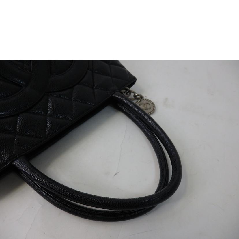 CHANEL シャネル ハンドバッグ トートバッグ/キャビアスキン復刻トート/シルバー金具/A01804//116*****/Aランク/84
