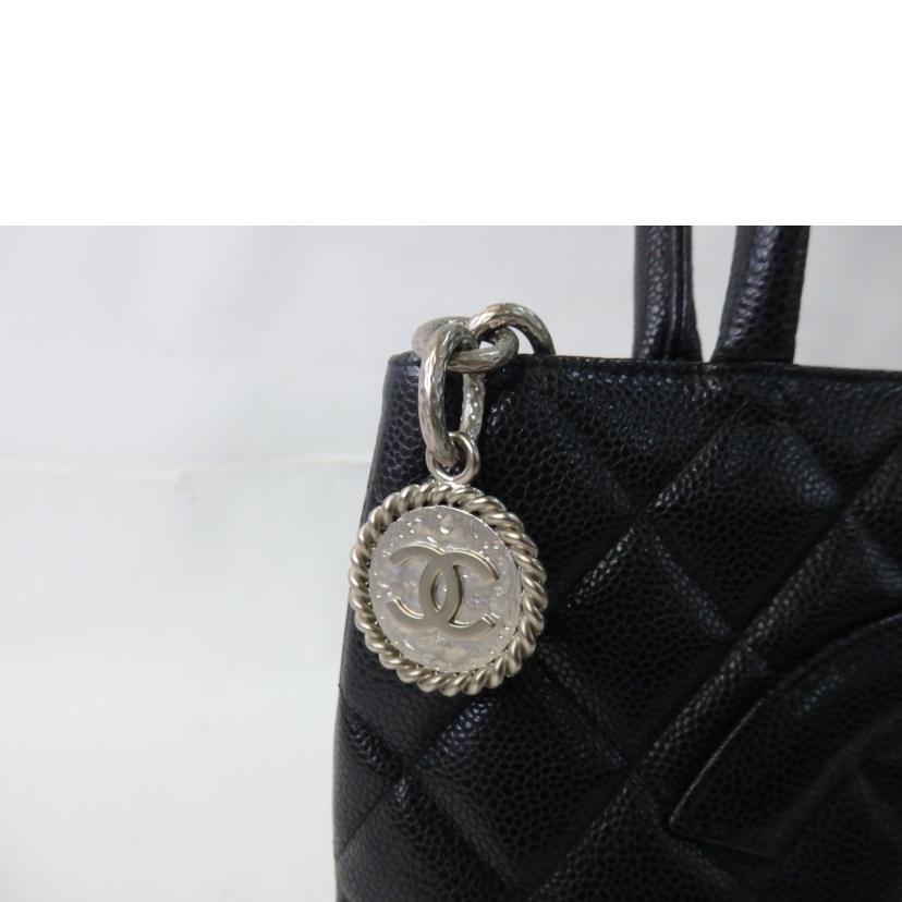 CHANEL シャネル ハンドバッグ トートバッグ/キャビアスキン復刻トート/シルバー金具/A01804//116*****/Aランク/84