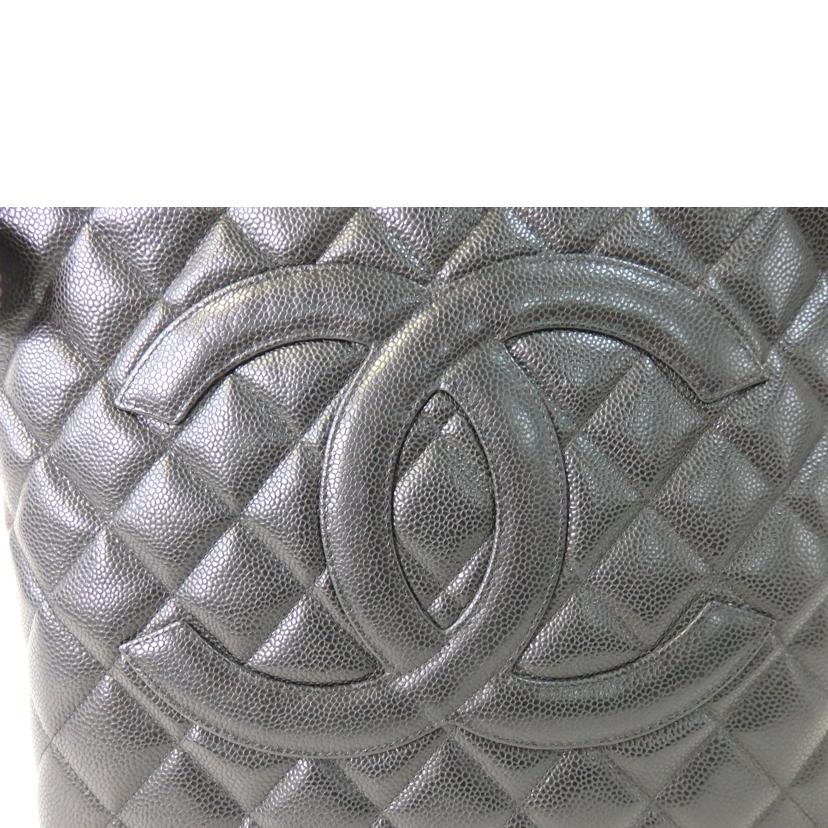 CHANEL シャネル ハンドバッグ トートバッグ/キャビアスキン復刻トート/シルバー金具/A01804//116*****/Aランク/84