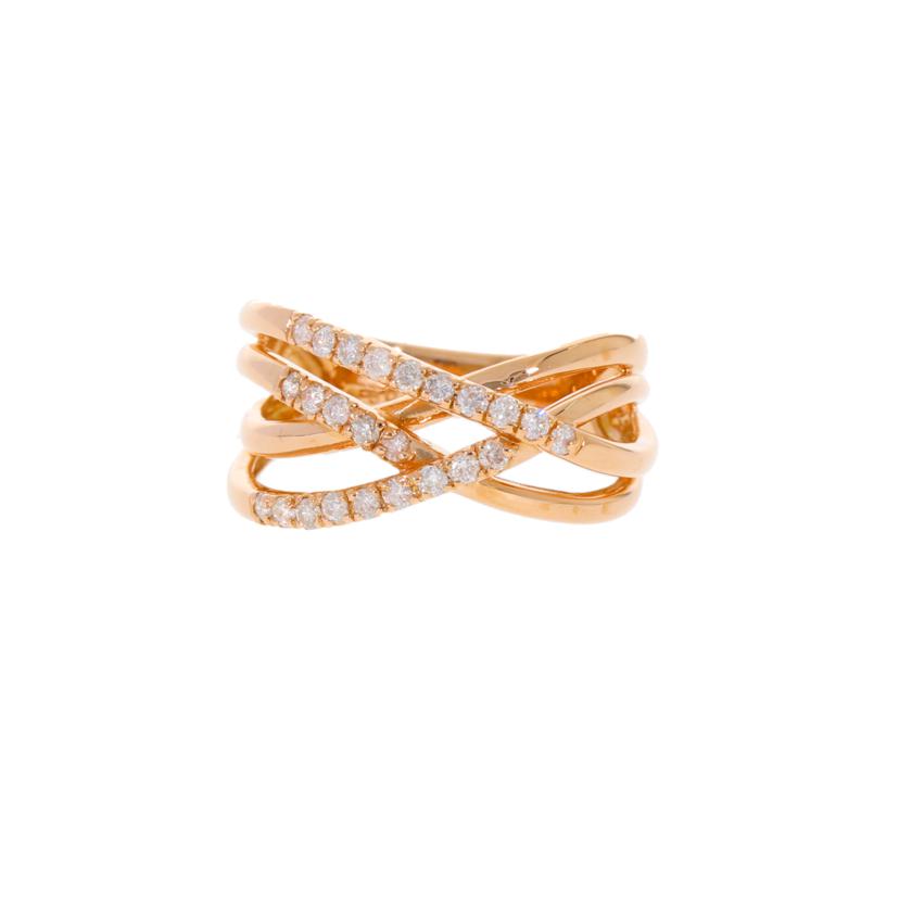 / K14ダイヤリング0.30ct//Aランク/75